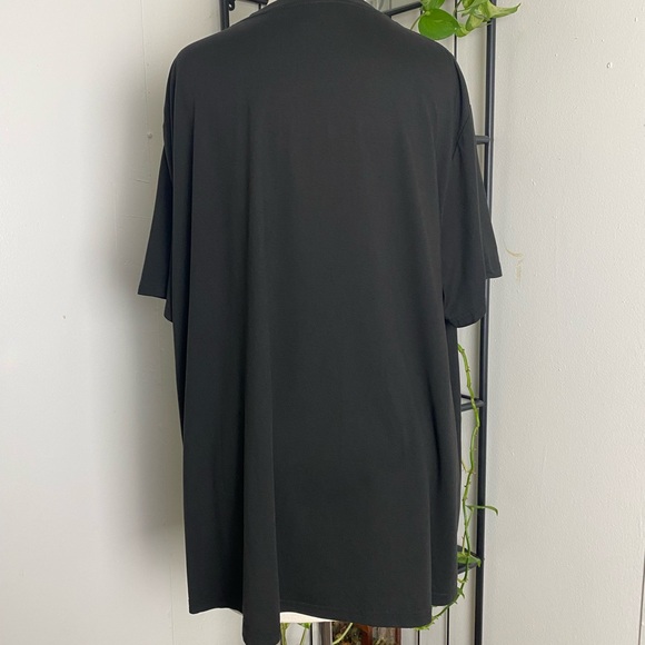 Bundle SHEIN Curve “What The Fucculent” t-shirt black matching post earrings - Picture 5 of 10